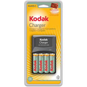 Kodak K620E-C Charger inkl 4 st. 2100 mAH batterier